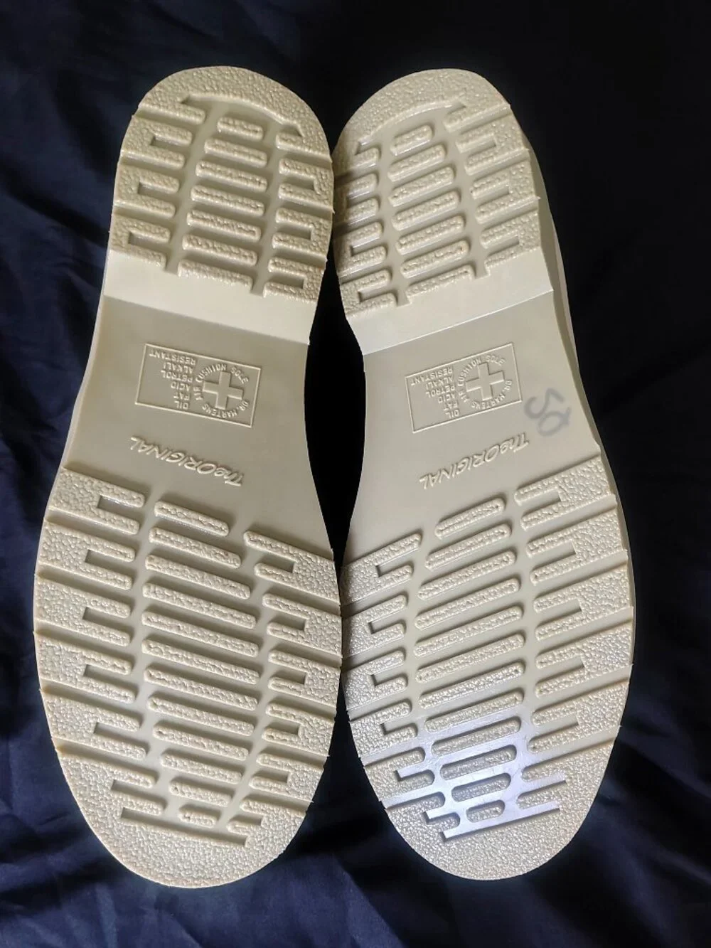 New Mens Dr. Martens Size 12 Color Beige1461 Mono Milled Nubuck Oxford Shoes
